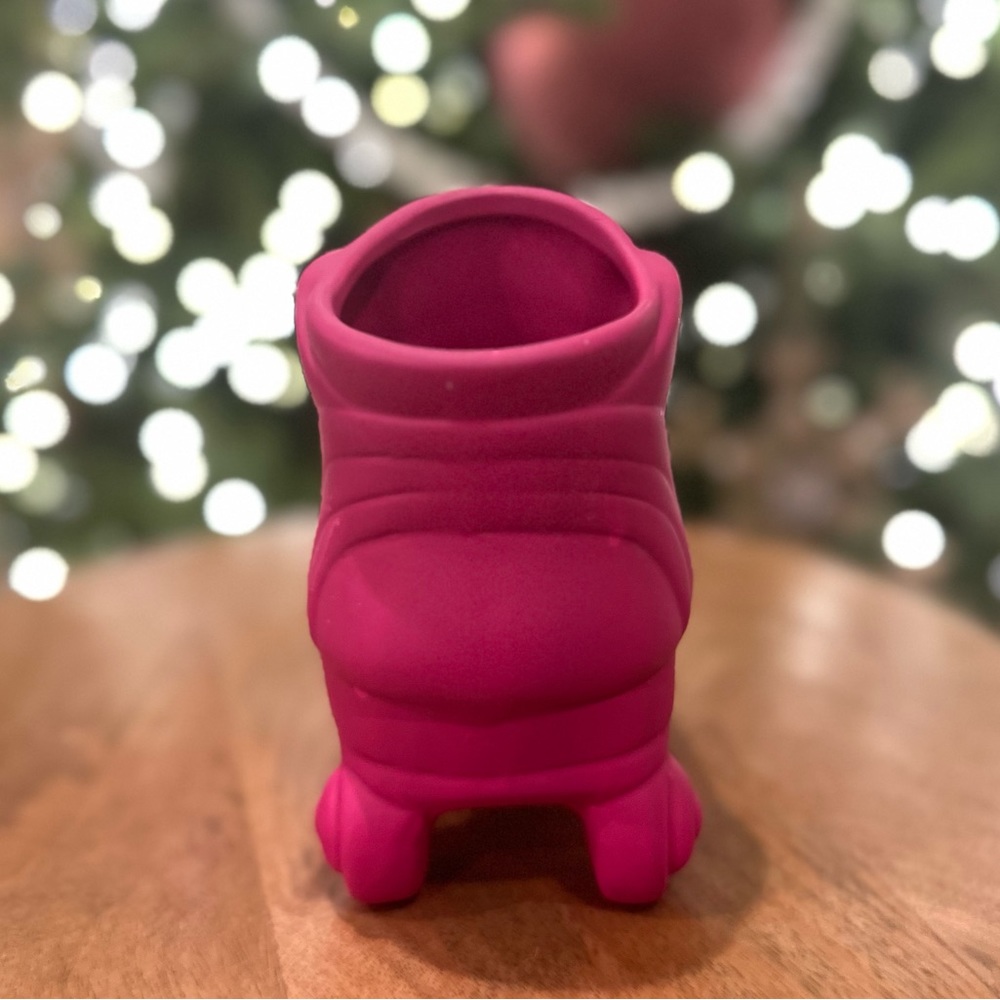 Target playground dollar spot hot pink skate pencil holder planter pot ceramic - Picture 8 of 8